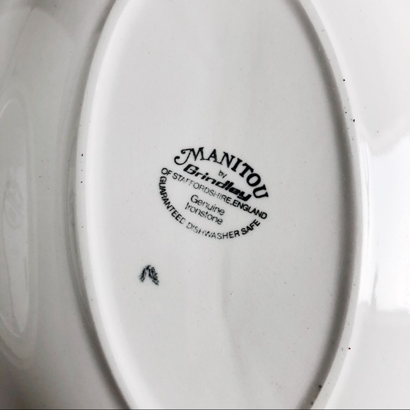 Vintage Manitou by Grindley Gravy Boat + Drip Tray - Picture 6 of 7